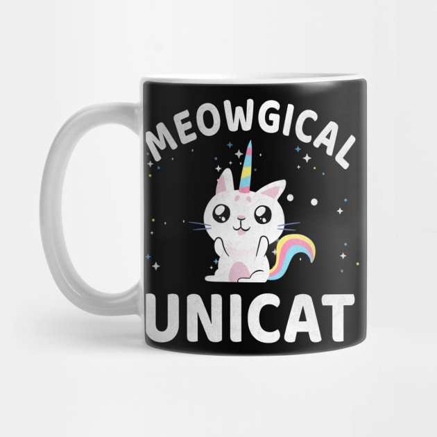 Meowgical Unicat Unicorn Cat Lover by funkyteesfunny